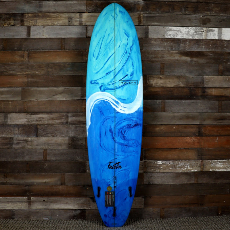 Load image into Gallery viewer, Modern Falcon PU 7&#39;6 x 21 ⅞ x 2 ⅞ Surfboard - Blue Swirl Tint
