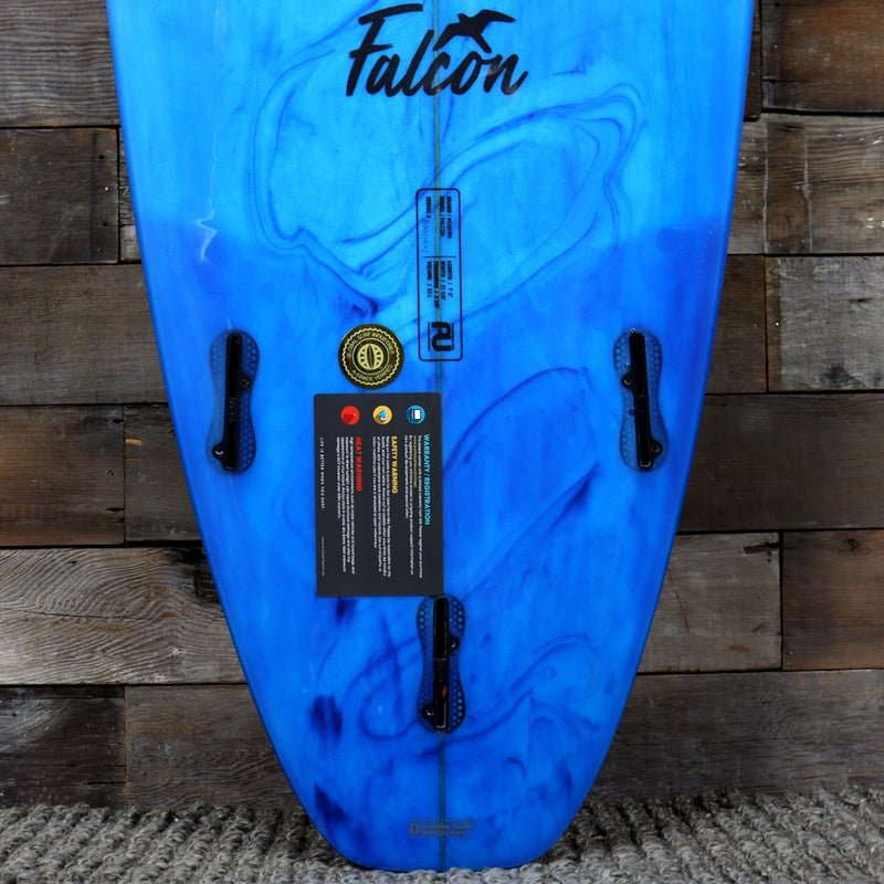 Load image into Gallery viewer, Modern Falcon PU 7&#39;6 x 21 ⅞ x 2 ⅞ Surfboard - Blue Swirl Tint
