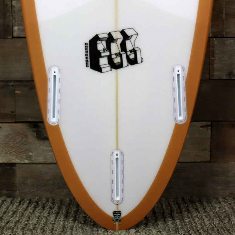 Load image into Gallery viewer, Murdey Checkered Egg 7&#39;6 x 21 ¾ x 2 ⅞ Surfboard - Tan/Volan
