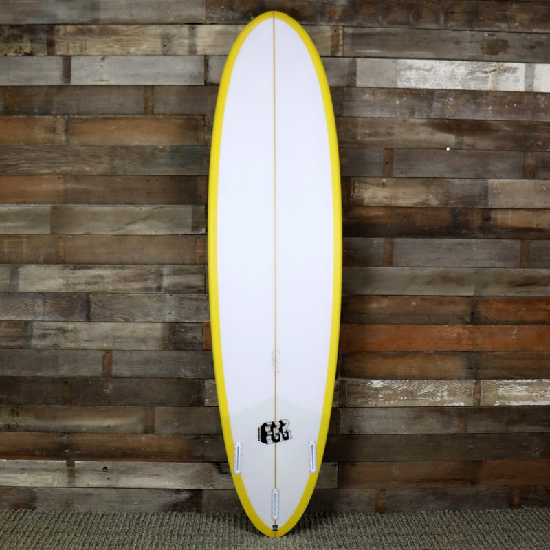 Load image into Gallery viewer, Murdey Checkered Egg 7&#39;4 x 21 ¾ x 2 ⅞ Surfboard - Gold
