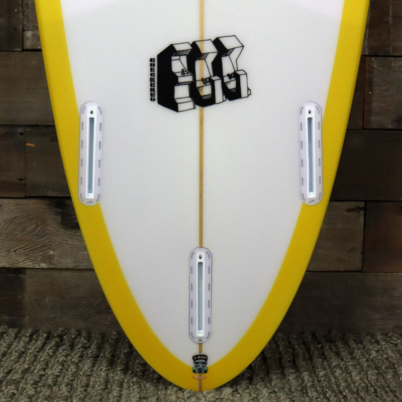 Load image into Gallery viewer, Murdey Checkered Egg 7&#39;4 x 21 ¾ x 2 ⅞ Surfboard - Gold
