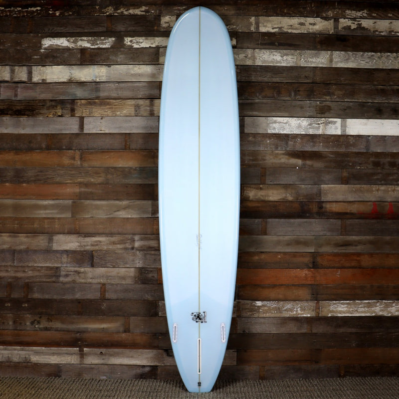 Load image into Gallery viewer, Murdey Bells &amp; Whistles 9&#39;6 x 23 ⅛ x 3 ⅛ Surfboard - Light Blue
