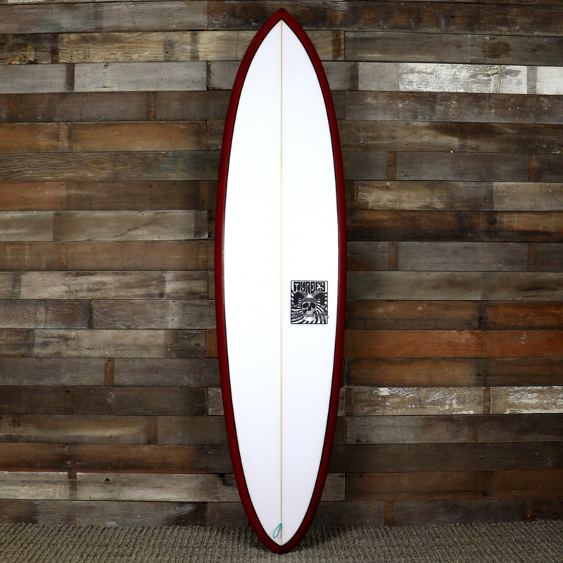 Load image into Gallery viewer, Murdey Larold 7&#39;4 x 21 x 2 ⅝ Surfboard - Red
