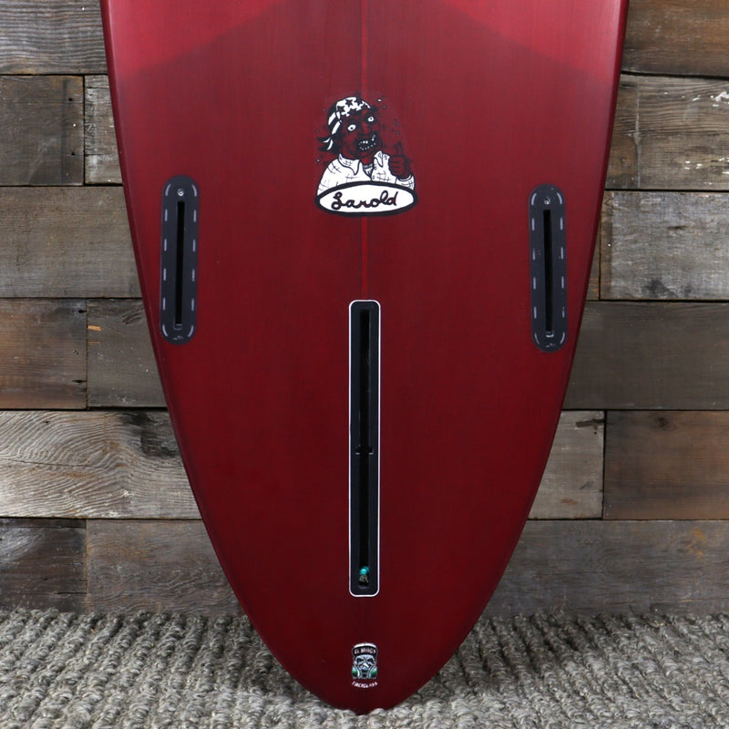 Load image into Gallery viewer, Murdey Larold 7&#39;4 x 21 x 2 ⅝ Surfboard - Red
