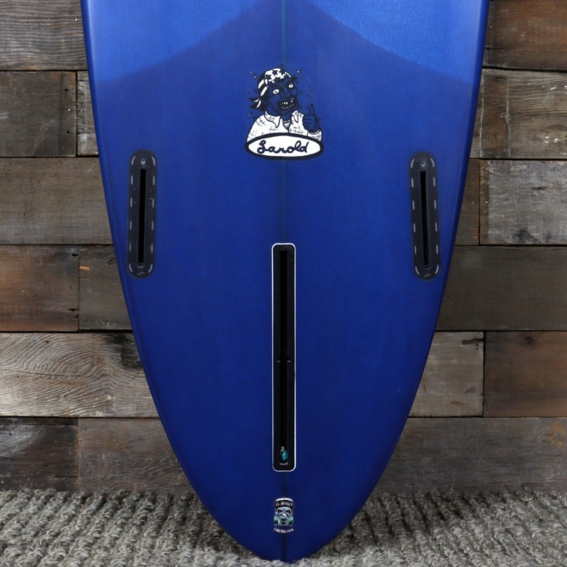 Load image into Gallery viewer, Murdey Larold 7&#39;2 x 21 x 2 ⅝ Surfboard - Dark Blue
