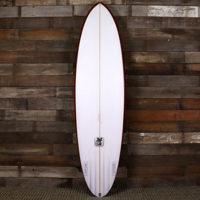 Load image into Gallery viewer, Murdey Happy Family 6&#39;10 x 20 ½ x 2 ⅝ Surfboard - White/Red
