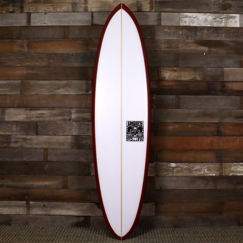 Load image into Gallery viewer, Murdey Happy Family 6&#39;10 x 20 ½ x 2 ⅝ Surfboard - White/Red
