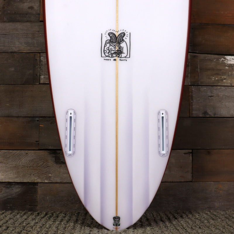 Load image into Gallery viewer, Murdey Happy Family 6&#39;10 x 20 ½ x 2 ⅝ Surfboard - White/Red
