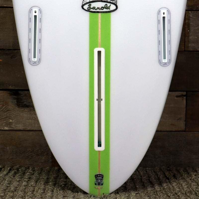 Load image into Gallery viewer, Murdey Larold 7&#39;2 x 21 ¼ x 2 ⅝ Surfboard - Volan/Green
