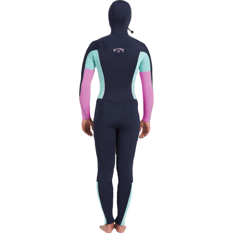 Load image into Gallery viewer, Billabong Women&#39;s Synergy 5/4 Hooded Chest Zip Wetsuit - 2020
