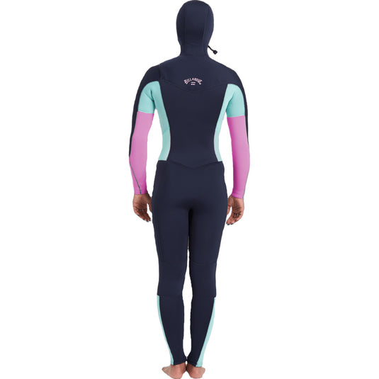 Billabong Women's Synergy 5/4 Hooded Chest Zip Wetsuit - 2020