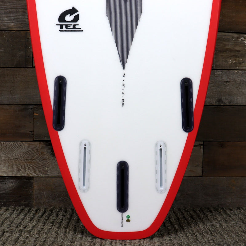 Load image into Gallery viewer, Torq BigBoy 23 7&#39;6 x 23 x 3 Surfboard - Red Rails
