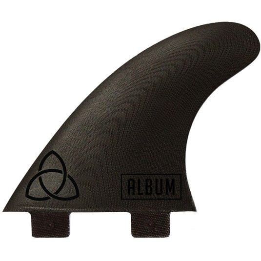 NVS Album Apex Series FCS Compatible Quad Fin Set - Black