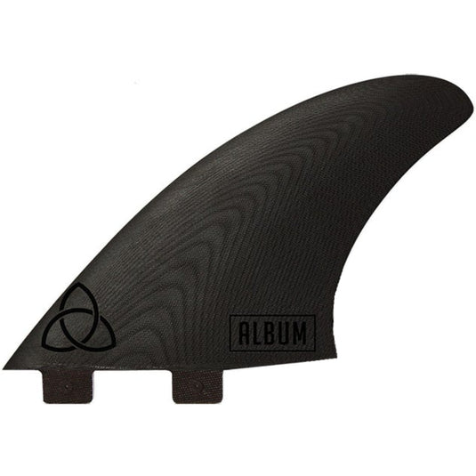 NVS Album Fascination Apex Series FCS Compatible Twin Fin Set - Black