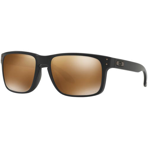 Load image into Gallery viewer, Oakley Holbrook Polarized Sunglasses - Matte Black/Prizm Tungsten
