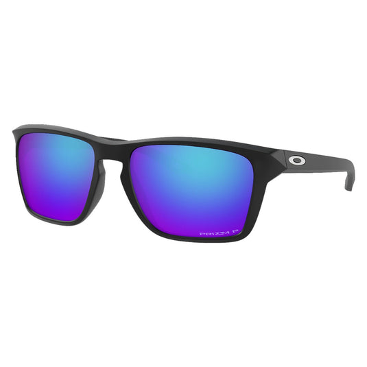 Oakley Sylas Polarized Sunglasses - Matte Black/Prizm Sapphire
