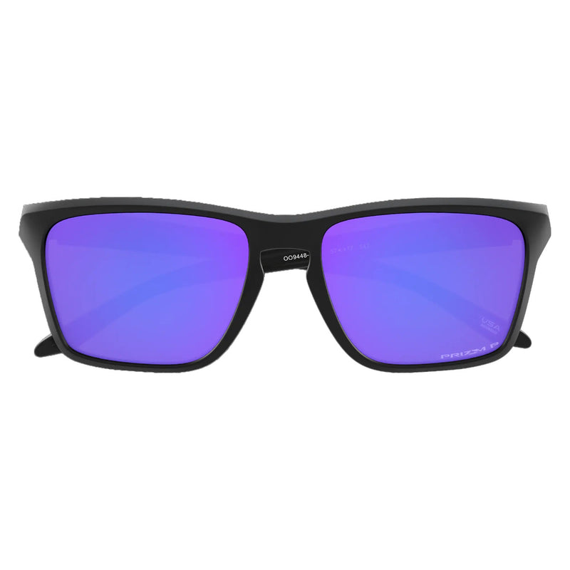 Load image into Gallery viewer, Oakley Sylas Polarized Sunglasses - Matte Black/Prizm Violet
