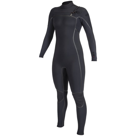 O'Neill Women's Hyperfreak Fire 3/2+ Chest Zip Wetsuit