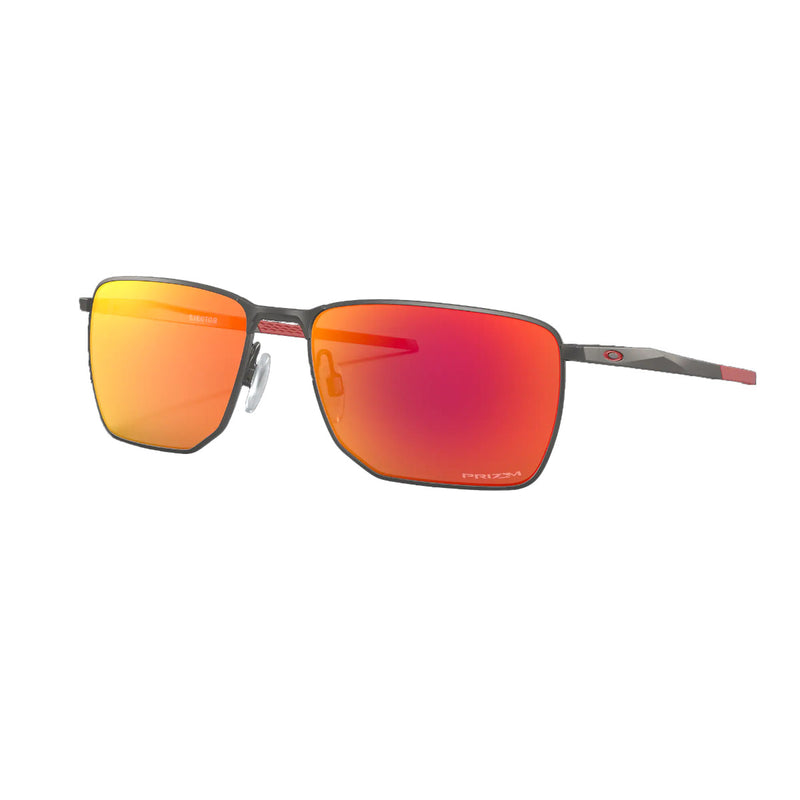 Load image into Gallery viewer, Oakley Ejector Sunglasses - Matte Gunmetal/Prizm Ruby
