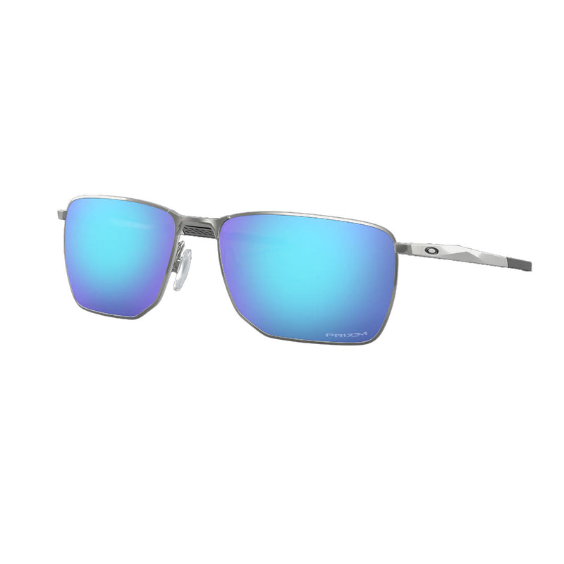 Load image into Gallery viewer, Oakley Ejector Sunglasses - Satin Chrome/Prizm Sapphire
