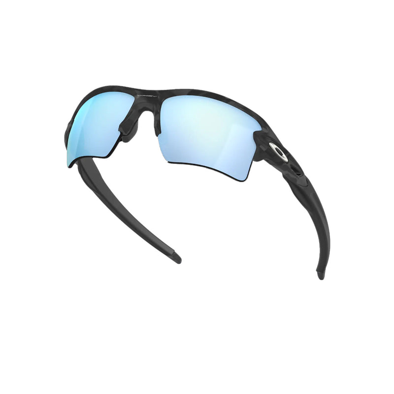 Load image into Gallery viewer, Oakley Flak 2.0 XL Polarized Sunglasses - Matte Black Camo/Prizm Deep Water
