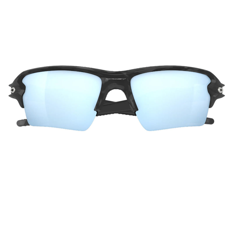 Load image into Gallery viewer, Oakley Flak 2.0 XL Polarized Sunglasses - Matte Black Camo/Prizm Deep Water
