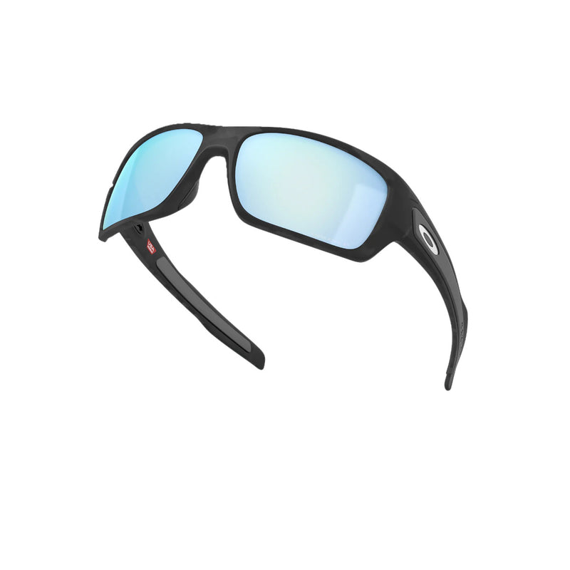 Load image into Gallery viewer, Oakley Turbine Polarized Sunglasses - Matte Black Camo/Prizm Deep Water
