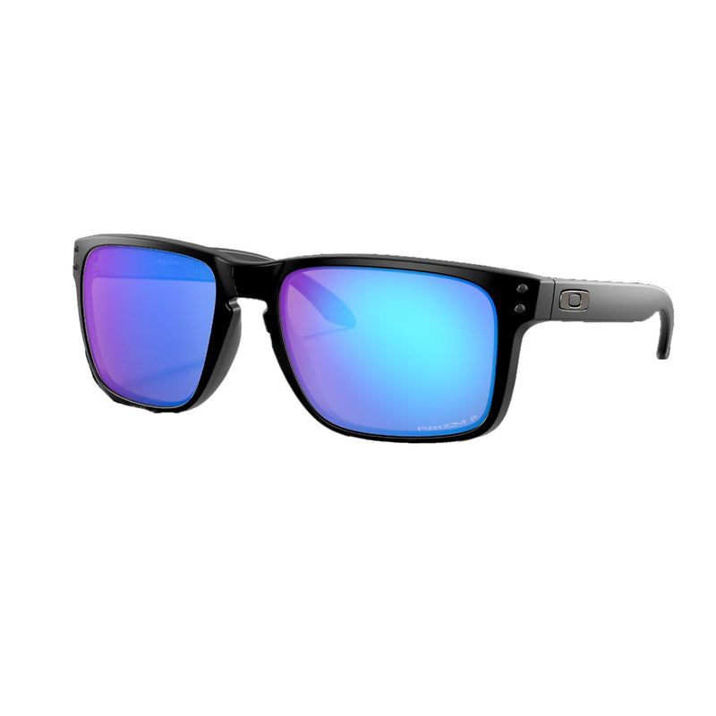 Load image into Gallery viewer, Oakley Holbrook XL Polarized Sunglasses - Matte Black/Prizm Sapphire Iridium
