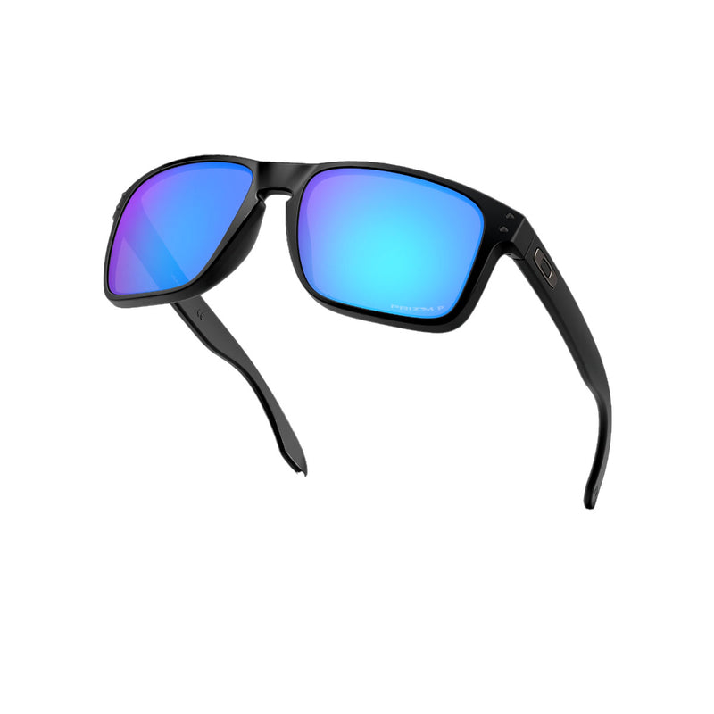 Load image into Gallery viewer, Oakley Holbrook XL Polarized Sunglasses - Matte Black/Prizm Sapphire Iridium
