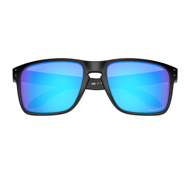 Load image into Gallery viewer, Oakley Holbrook XL Polarized Sunglasses - Matte Black/Prizm Sapphire Iridium
