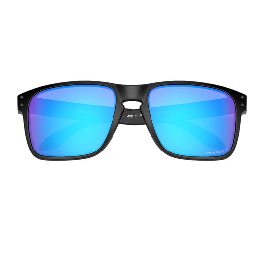 Oakley Holbrook XL Polarized Sunglasses - Matte Black/Prizm Sapphire Iridium