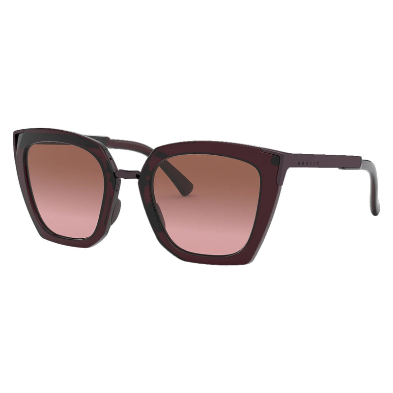 Load image into Gallery viewer, Oakley Women&#39;s Side Swept Sunglasses - Crystal Raspberry/G40 Black Gradient
