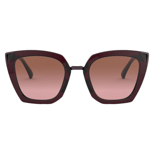 Oakley Women's Side Swept Sunglasses - Crystal Raspberry/G40 Black Gradient