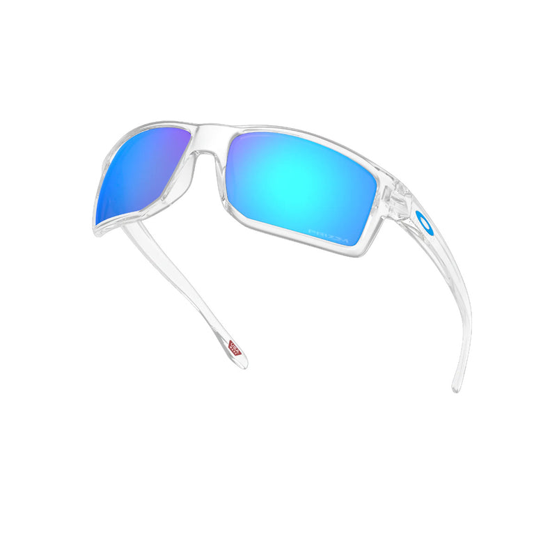 Load image into Gallery viewer, Oakley Gibston Sunglasses - Polished Clear/Prizm Sapphire
