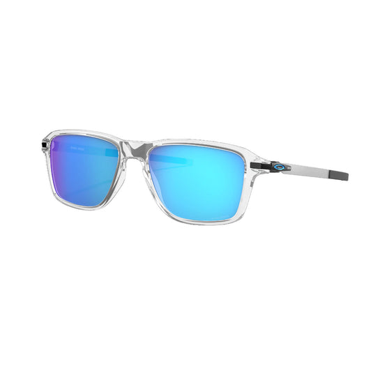 Oakley Wheel House Sunglasses - Polished Clear/Prizm Sapphire