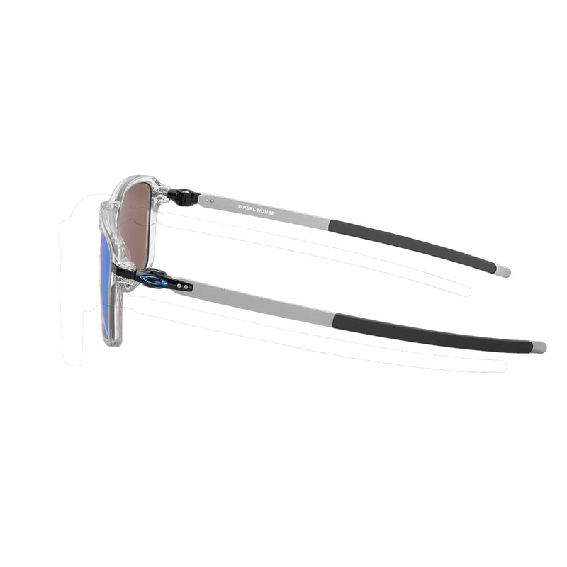 Load image into Gallery viewer, Oakley Wheel House Sunglasses - Polished Clear/Prizm Sapphire
