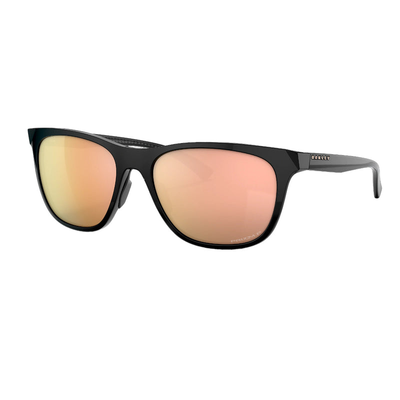 Load image into Gallery viewer, Oakley Leadline Polarized Sunglasses - Polished Black/Prizm Rose Gold
