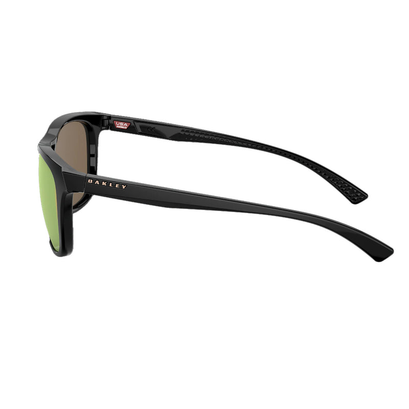 Load image into Gallery viewer, Oakley Leadline Polarized Sunglasses - Polished Black/Prizm Rose Gold
