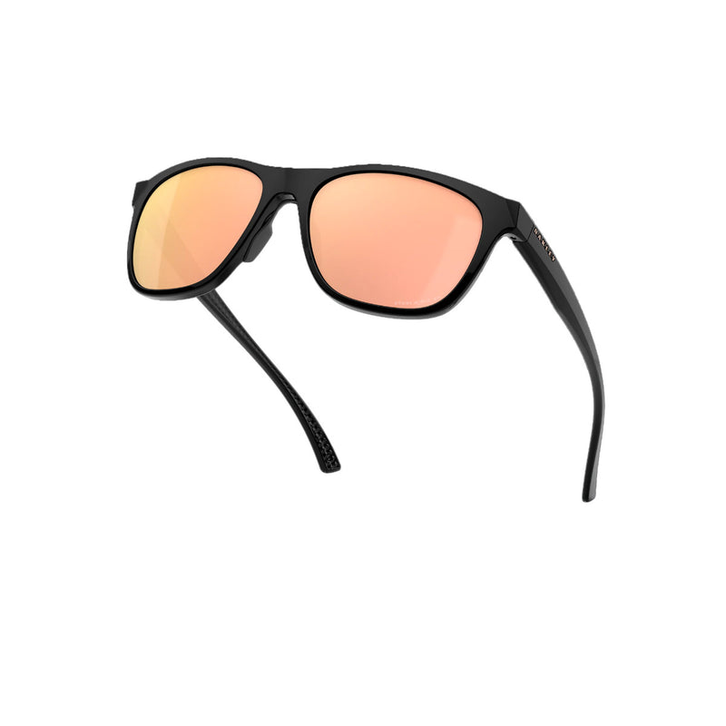 Load image into Gallery viewer, Oakley Leadline Polarized Sunglasses - Polished Black/Prizm Rose Gold
