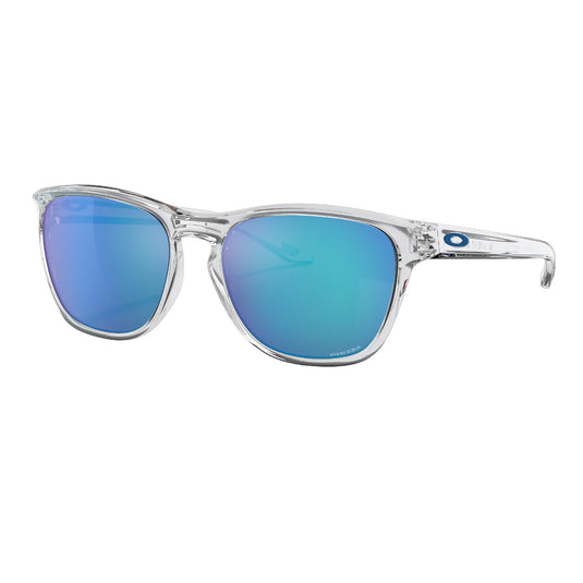 Oakley Manorburn Sunglasses - Polished Clear/Prizm Sapphire