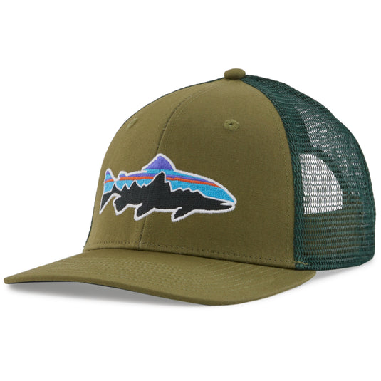 Casquette Patagonia Fitz Roy Trout Trucker Hat Earthworm Brown