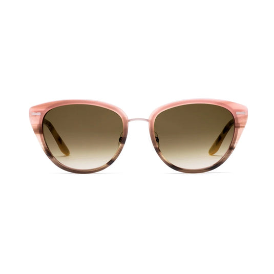 OTIS Scarlett Sunglasses - Rosewater Teak/Dark Brown Gradient