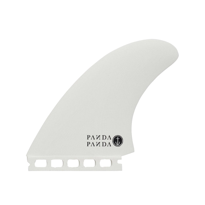 Load image into Gallery viewer, Captain Fin Co. Panda Futures Compatible Twin + 1 Fin Set - White/Pink
