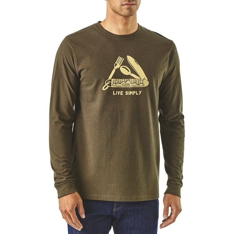 Load image into Gallery viewer, Patagonia Live Simply Pocketknife Long Sleeve T-Shirt
