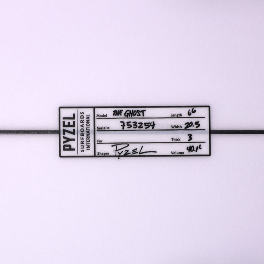 Pyzel The Ghost 6'6 x 20 ½ x 3 Surfboard • DAMAGED