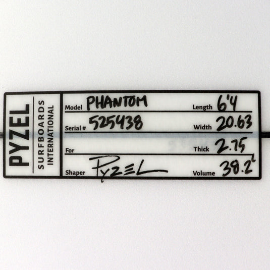 Pyzel Phantom 6'4 x 20 ⅝ x 2 ¾ Surfboard