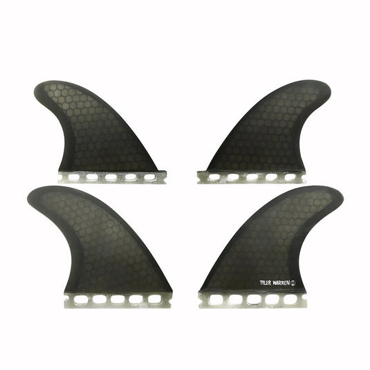 Captain Fin Co. Tyler Warren Futures Compatible Quad Fin Set - Black