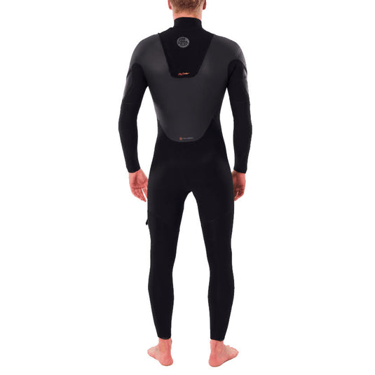 Rip Curl Flashbomb Heat Seeker 4/3 Chest Zip Wetsuit - back 