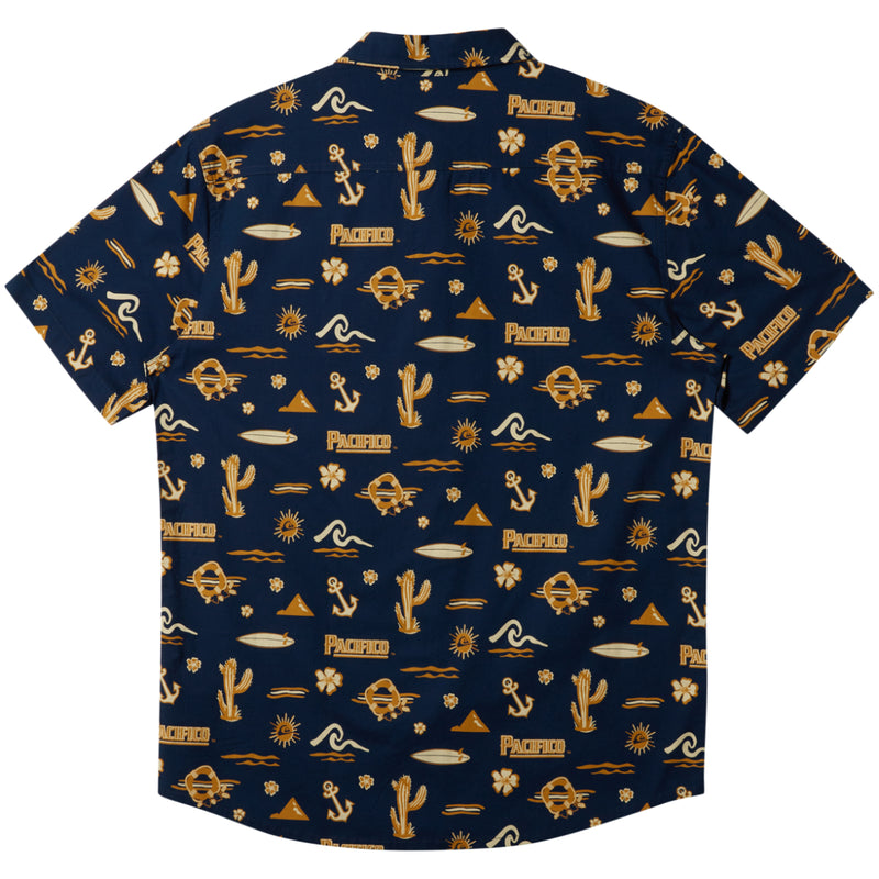 Load image into Gallery viewer, Quiksilver Pacifico Short Sleeve Button Up Shirt
