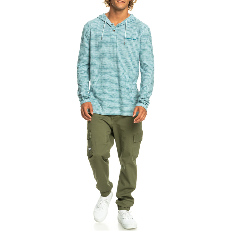 Load image into Gallery viewer, Quiksilver Kentin Long Sleeve Hooded Pullover T-Shirt
